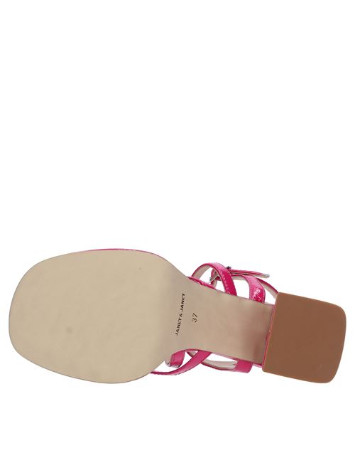 Sandali in pelle lucida JANET & JANET | 05123FUCSIA